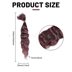 Artificial Wool Doll Wig Hair&nbsp;AJEW-WH0609-186D