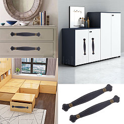 PU Leather Drawer Handles&nbsp;FIND-WH0052-55A