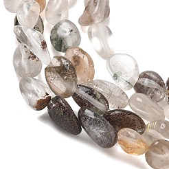 Natural Multicolor Lodolite Quartz Garden Phantom Quartz Beads Strands&nbsp;G-C286-A27