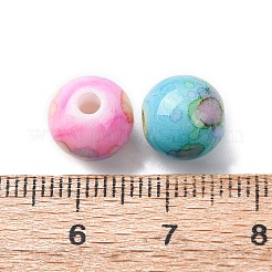Printed Opaque Resin Beads&nbsp;RESI-B039-10