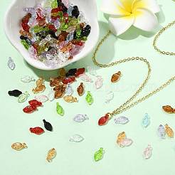 200Pcs 10 Colors Transparent Acrylic Charms&nbsp;OACR-FS0002-75