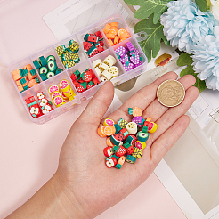 150Pcs 10 Style Handmade Polymer Clay Beads&nbsp;CLAY-CJ0001-23