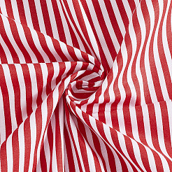 Cotton Fabric with Strip Pattern&nbsp;DIY-PH0037-96C