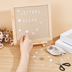 Felt Letter Boards&nbsp;DJEW-WH0043-41
