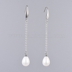 Shell Pearl Dangle Earrings&nbsp;EJEW-JE03498