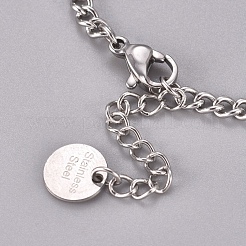 304 Stainless Steel Link Bracelets&nbsp;STAS-D232-07G