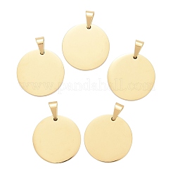 304 Stainless Steel Pendants Ion Plating(IP)&nbsp;STAS-P115-08G