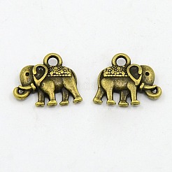 Tibetan Style Alloy Charms&nbsp;PALLOY-P220-01AB-NR