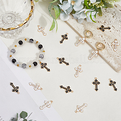 60Pcs 2 Colors Alloy Enamel Pendants&nbsp;ENAM-SC0006-69