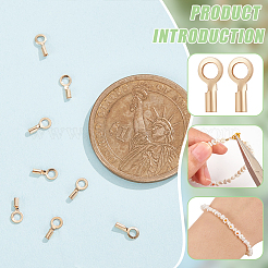 10Pcs Brass Cord Ends&nbsp;KK-BC0012-47