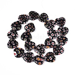 Handmade Millefiori Glass Beads Strands&nbsp;LAMP-T021-29