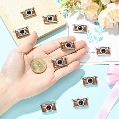 10Pcs Alloy Enamel with Crystal Rhinestone Pendants&nbsp;ENAM-CJ0007-59