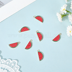 30Pcs Alloy Enamel Pendants&nbsp;FIND-SC0019-95