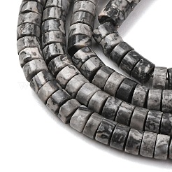 Natural Map Stone Beads Strands&nbsp;G-M420-A13-01