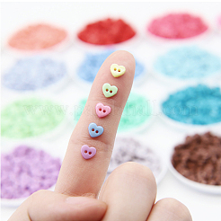 200Pcs 20 Colors Resin Buttons&nbsp;BUTT-AN0001-05