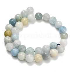 Natural Aquamarine Beads Strands&nbsp;G-L642-F05-12mm