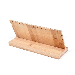 Wood with Velvet Necklace Display Stand Jewelry Pendant Holder Accessory&nbsp;PW-WG92612-04