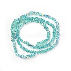 Electroplate Glass Bead Strands&nbsp;GLAA-F092-A03