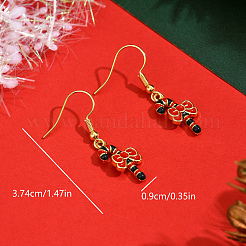 Brass Dangle Earrings&nbsp;XP1117-3