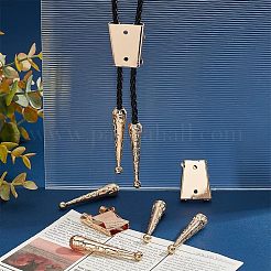 3Pcs Iron Bolo Tie Slide Clasps&nbsp;FIND-ANB0003-18LG