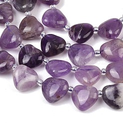 Natural Amethyst Beads Strands&nbsp;G-NH0069-A07