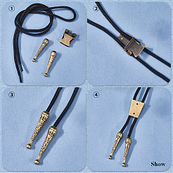 DIY Bolo Tie Making Kit&nbsp;DIY-GF0010-34AB
