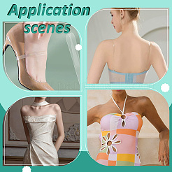 3 Rolls 3 Styles Transparent Elastic Shoulder Strap&nbsp;AJEW-NB0006-87