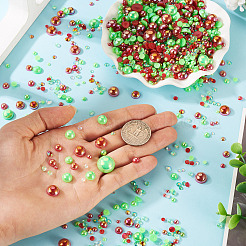Half Round ABS Plastic Cabochons&nbsp;FIND-TAC0038-08A