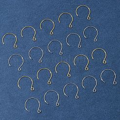 24Pcs 2 Colors Ion Plating(IP) 304 Stainless Steel Earring Hooks&nbsp;STAS-FS0001-65
