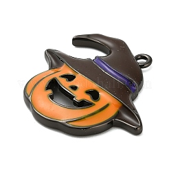 Halloween Brass Enamel Pendants&nbsp;KK-F915-01F-B
