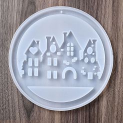 City Signs Decorated with Wind Chimes Silicone Mold&nbsp;SIMO-S001-01C