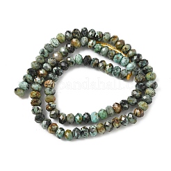 Natural African Turquoise(Jasper) Bead Strands&nbsp;G-D344-A08