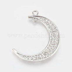Tibetan Style Alloy Hollow  2-Loop Link Pendants&nbsp;LS-TIBEP-5312-P-LF