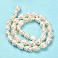 Natural Cultured Freshwater Pearl Beads Strands&nbsp;PEAR-E016-172