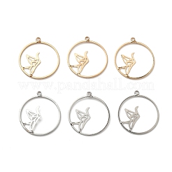 20Pcs 2 Colors Alloy Hollow Pendants&nbsp;FIND-UN0001-13