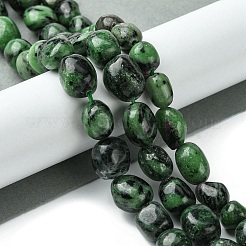 Natural Ruby in Zoisite Beads Strands&nbsp;G-G117-A02-04