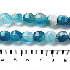 Natural Banded Agate Beads Strands&nbsp;G-G172-02C