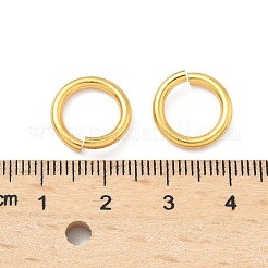 Brass Open Jump Rings&nbsp;KK-H532-43H-G