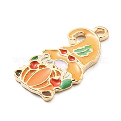 Thanksgiving Day Alloy Enamel Pendants&nbsp;X-ENAM-D060-02I-KCG