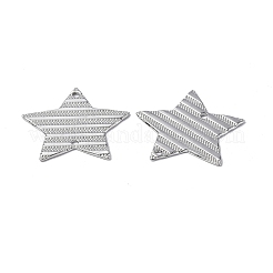 Non-Tarnish 304 Stainless Steel Connector Charms&nbsp;STAS-C066-07P