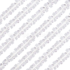 2Yards Polyester with Plastic Pearl Beaded Trim for DIY Sewing Craft&nbsp;OCOR-PH0036-53B