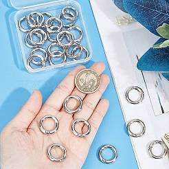 Zinc Alloy Spring Gate Rings&nbsp;FIND-SP0001-08A