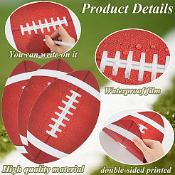 15Pcs Rugby Party Paper Cut&nbsp;AJEW-SP0001-30