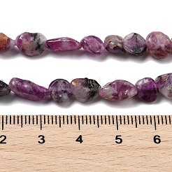 Natural Lepidolite/Purple Mica Stone Beads Strands&nbsp;G-S383-01
