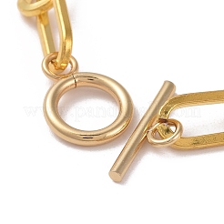 Unwelded Iron Paperclip Chain Bracelets&nbsp;BJEW-JB05044-01