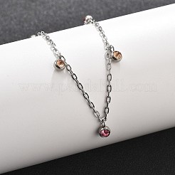 304 Stainless Steel Rhinestone Bracelets&nbsp;BJEW-Q038-10P