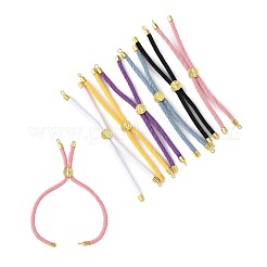 6Pcs 6 Colors Nylon Cords Bracelet Makings Fit for Connector Charms&nbsp;AJEW-FS0001-39