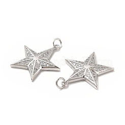 Brass Micro Pave Cubic Zirconia Pendants&nbsp;KK-E068-VB102