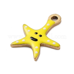 Ion Plating(IP) 201 Stainless Steel Charms&nbsp;STAS-A101-01C-M