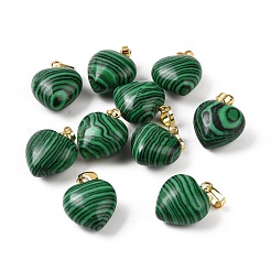 Synthetic Malachite Pendants&nbsp;G-I311-A32-G